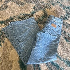 Brand new tiger stripe Levi’s flares